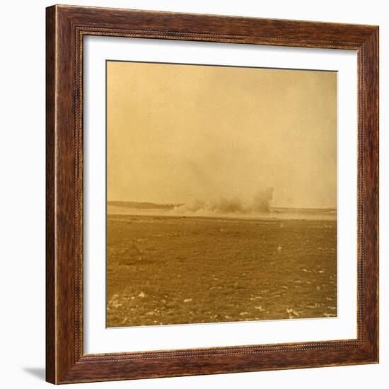 Barrage fire, c1914-c1918-Unknown-Framed Photographic Print