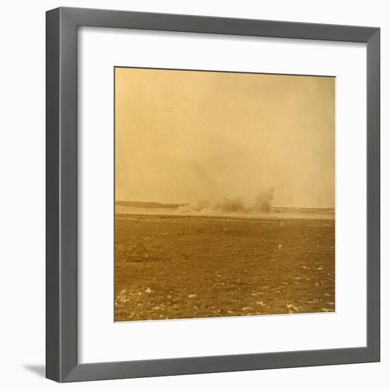 Barrage fire, c1914-c1918-Unknown-Framed Photographic Print