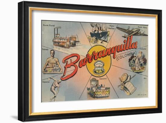 'Barranquilla (Colombia)', c1940s-Unknown-Framed Giclee Print