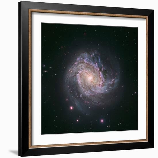 Barred Spiral Galaxy Messier 83-null-Framed Photographic Print