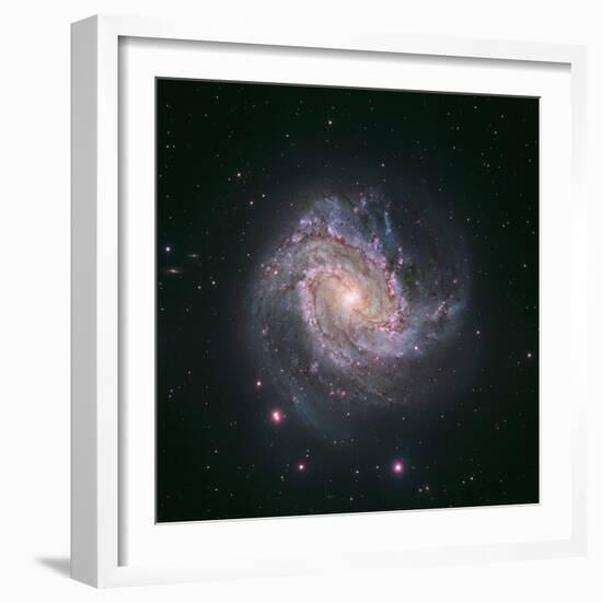 Barred Spiral Galaxy Messier 83-null-Framed Photographic Print