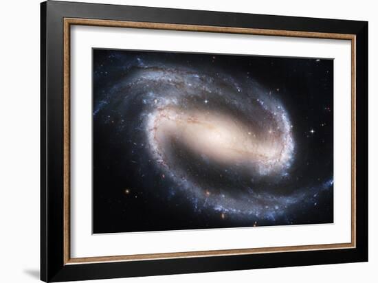 Barred Spiral Galaxy NGC 1300, HST Image-null-Framed Photographic Print