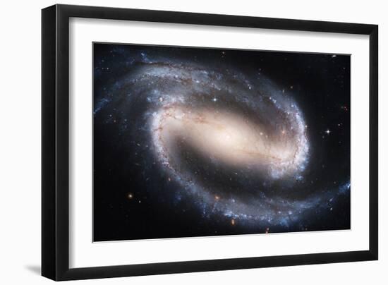 Barred Spiral Galaxy NGC 1300, HST Image-null-Framed Photographic Print