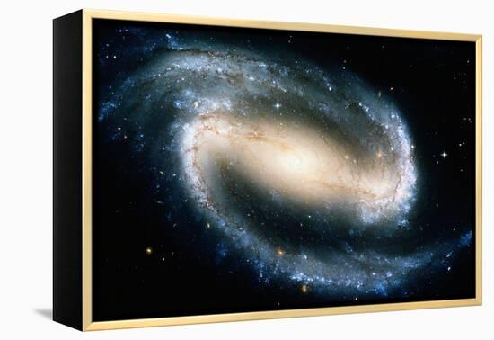 Barred Spiral Galaxy NGC 1300, Satellite View-Stocktrek-Framed Premier Image Canvas