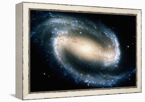 Barred Spiral Galaxy NGC 1300, Satellite View-Stocktrek-Framed Premier Image Canvas