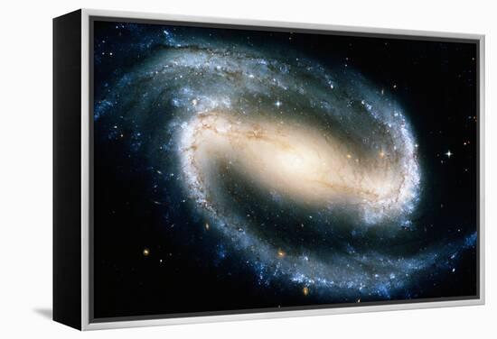 Barred Spiral Galaxy NGC 1300, Satellite View-Stocktrek-Framed Premier Image Canvas