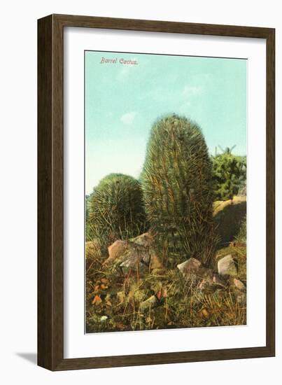 Barrel Cactus-null-Framed Premium Giclee Print