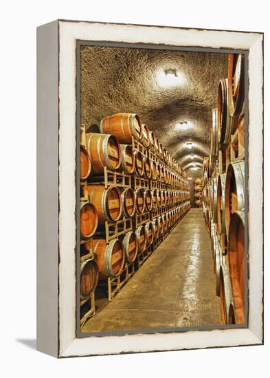 Barrel Cave, Red Mountain Ava, Eastern Yakima Valley, Washington, USA-Richard Duval-Framed Premier Image Canvas