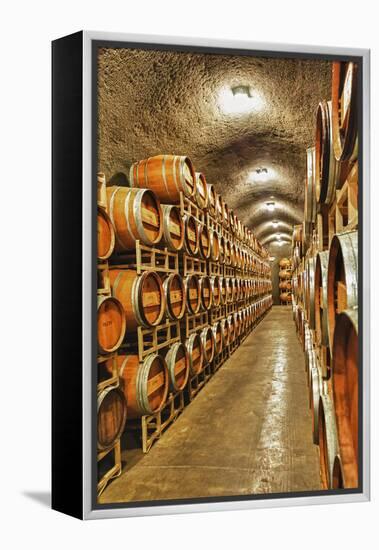 Barrel Cave, Red Mountain Ava, Eastern Yakima Valley, Washington, USA-Richard Duval-Framed Premier Image Canvas