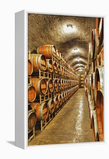 Barrel Cave, Red Mountain Ava, Eastern Yakima Valley, Washington, USA-Richard Duval-Framed Premier Image Canvas