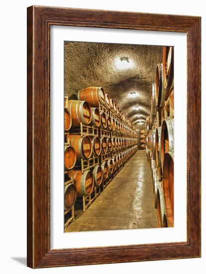 Barrel Cave, Red Mountain Ava, Eastern Yakima Valley, Washington, USA-Richard Duval-Framed Premium Photographic Print