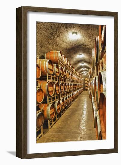 Barrel Cave, Red Mountain Ava, Eastern Yakima Valley, Washington, USA-Richard Duval-Framed Photographic Print