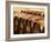 Barrel Cellar for Aging Wines in Oak Casks, Chateau La Grave Figeac, Bordeaux, France-Per Karlsson-Framed Photographic Print