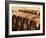 Barrel Cellar for Aging Wines in Oak Casks, Chateau La Grave Figeac, Bordeaux, France-Per Karlsson-Framed Photographic Print