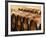 Barrel Cellar for Aging Wines in Oak Casks, Chateau La Grave Figeac, Bordeaux, France-Per Karlsson-Framed Photographic Print