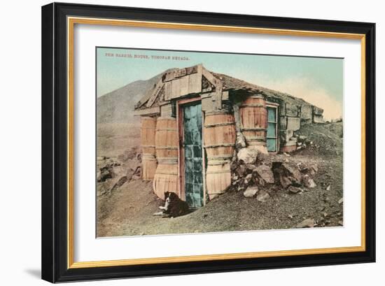 Barrel House, Tonapah, Nevada-null-Framed Art Print