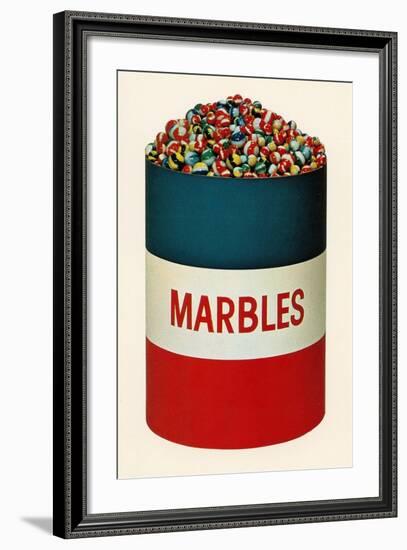 Barrel of Marbles-Found Image Press-Framed Photographic Print