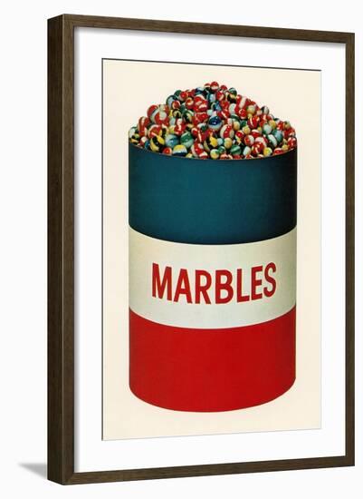 Barrel of Marbles-Found Image Press-Framed Photographic Print