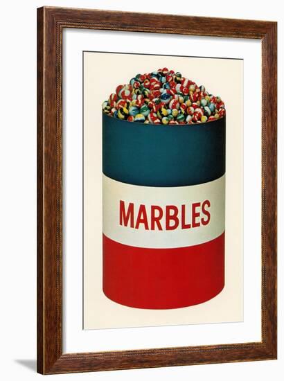 Barrel of Marbles-Found Image Press-Framed Photographic Print