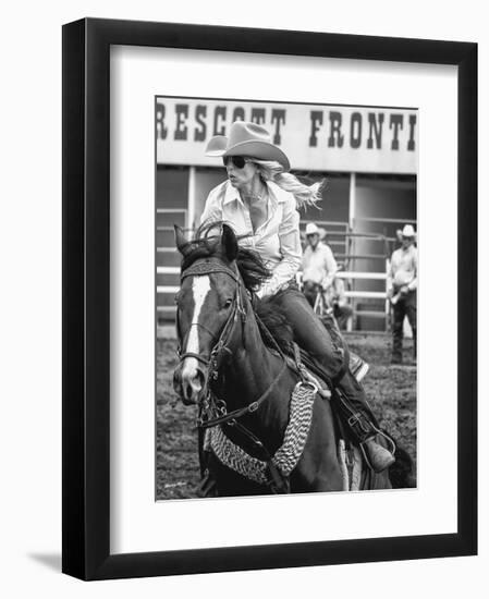 Barrel Racer-Barry Hart-Framed Giclee Print