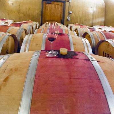 'Barrel Room at Walla Walla Winery, Walla Walla, Washington, USA' Photographic Print Richard