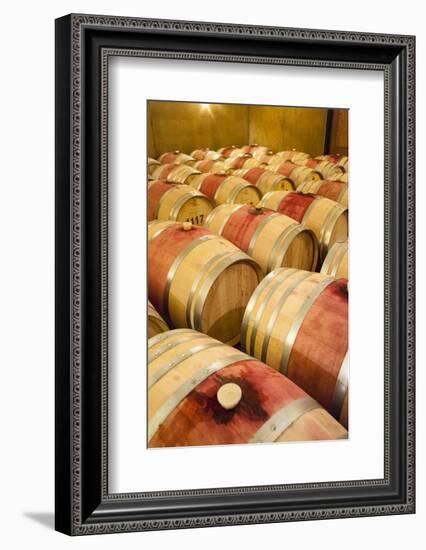 Barrel Room at Walla Walla Winery, Walla Walla, Washington, USA-Richard Duval-Framed Photographic Print