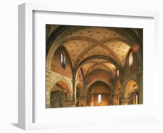 Barrel Vaults, Church of San Lorenzo, Trento, Trentino- Alto Adige, Italy, 12th Century-null-Framed Giclee Print