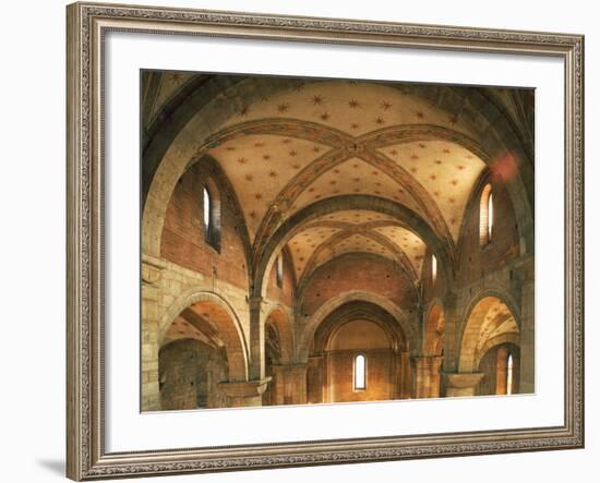 Barrel Vaults, Church of San Lorenzo, Trento, Trentino- Alto Adige, Italy, 12th Century-null-Framed Giclee Print