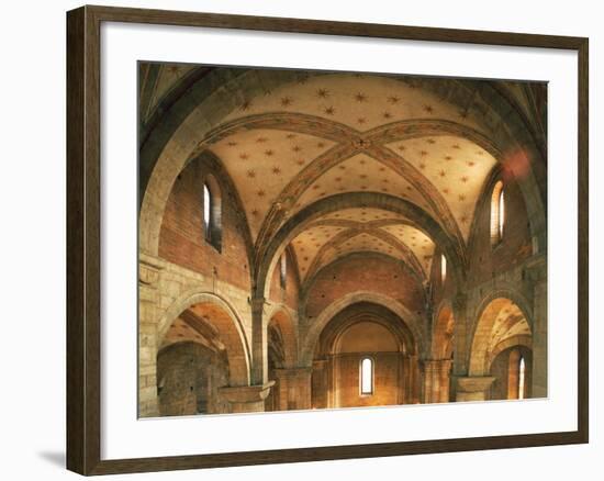 Barrel Vaults, Church of San Lorenzo, Trento, Trentino- Alto Adige, Italy, 12th Century-null-Framed Giclee Print