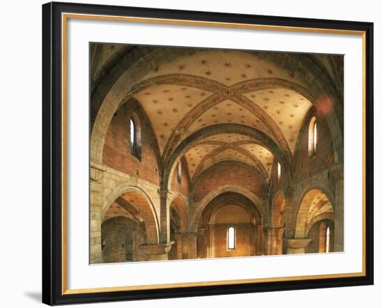 Barrel Vaults, Church of San Lorenzo, Trento, Trentino- Alto Adige, Italy, 12th Century-null-Framed Giclee Print