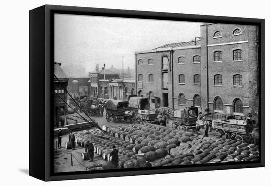 Barrels of Molasses, West India Docks, London, 1926-1927-Langfier-Framed Premier Image Canvas