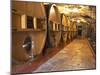 Barrels of Wine Aging in Cellar, Chateau Vannieres, La Cadiere d'Azur-Per Karlsson-Mounted Photographic Print