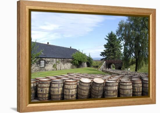 Barrels Waiting to Be Filled, Glenmorangie Distillery, Tain, Scotland-Lynn Seldon-Framed Premier Image Canvas