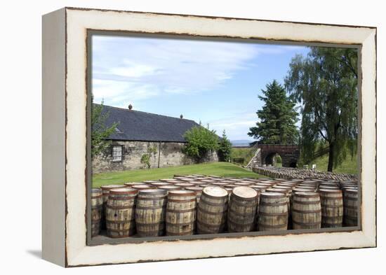 Barrels Waiting to Be Filled, Glenmorangie Distillery, Tain, Scotland-Lynn Seldon-Framed Premier Image Canvas