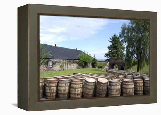 Barrels Waiting to Be Filled, Glenmorangie Distillery, Tain, Scotland-Lynn Seldon-Framed Premier Image Canvas