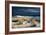 Barren Desert Landscape with Grasses under a Blue Sky-Jody Miller-Framed Photographic Print