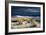 Barren Desert Landscape with Grasses under a Blue Sky-Jody Miller-Framed Photographic Print