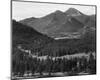 Barren mountains, Rocky Mountain National Park, Colorado, ca. 1941-1942-Ansel Adams-Mounted Art Print