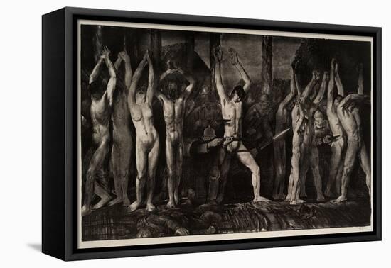 Barricade, 1918-George Wesley Bellows-Framed Premier Image Canvas