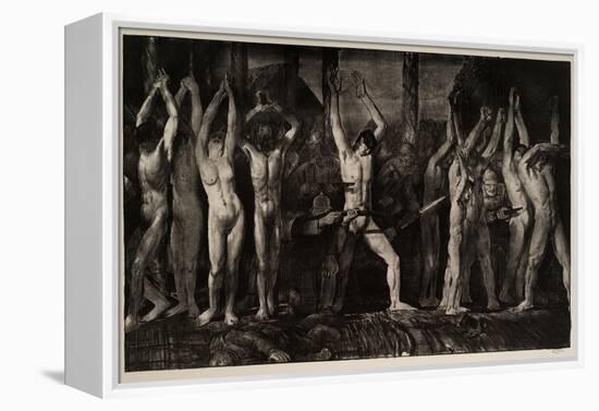 Barricade, 1918-George Wesley Bellows-Framed Premier Image Canvas