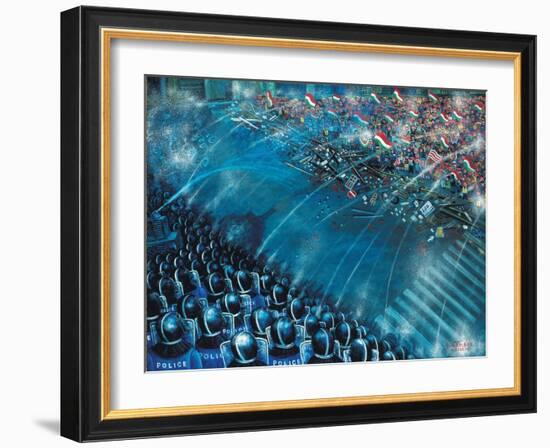 Barricade, 2006-Tamas Galambos-Framed Giclee Print