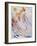 Barrie: Peter Pan-Flora White-Framed Giclee Print