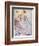 Barrie: Peter Pan-Flora White-Framed Giclee Print