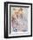 Barrie: Peter Pan-Flora White-Framed Giclee Print