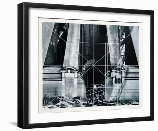 Barriers-Lowell Nesbitt-Framed Serigraph