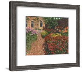 Barrington Court Gardens Somerset-Richard Harpum-Framed Art Print