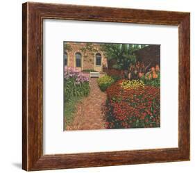 Barrington Court Gardens Somerset-Richard Harpum-Framed Art Print