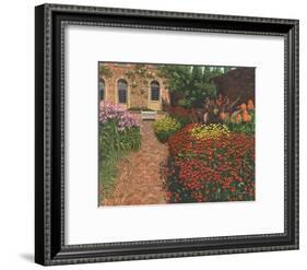 Barrington Court Gardens Somerset-Richard Harpum-Framed Art Print