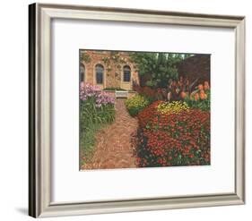 Barrington Court Gardens Somerset-Richard Harpum-Framed Art Print