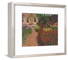 Barrington Court Gardens Somerset-Richard Harpum-Framed Art Print